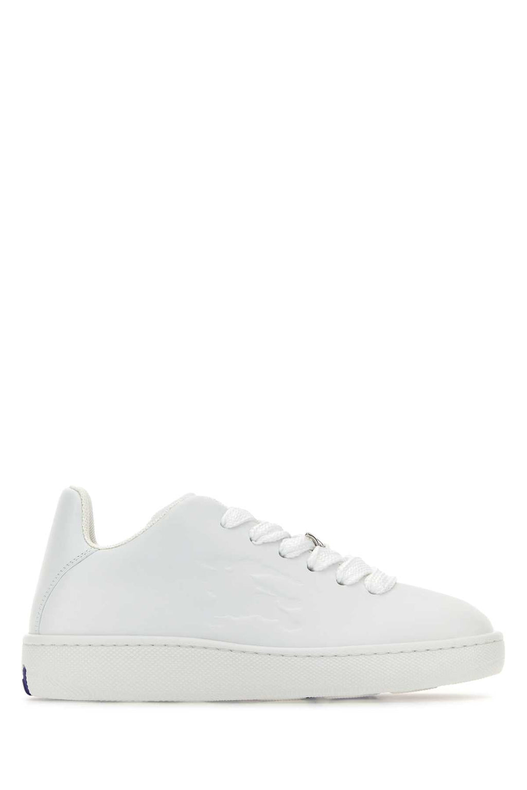 Burberry Women White Leather Sneakers