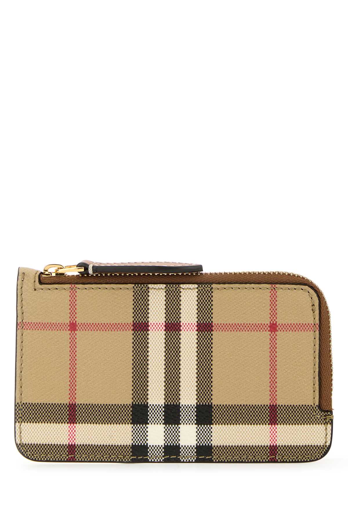 Burberry Women Printed E-Canvas Card Holderâ