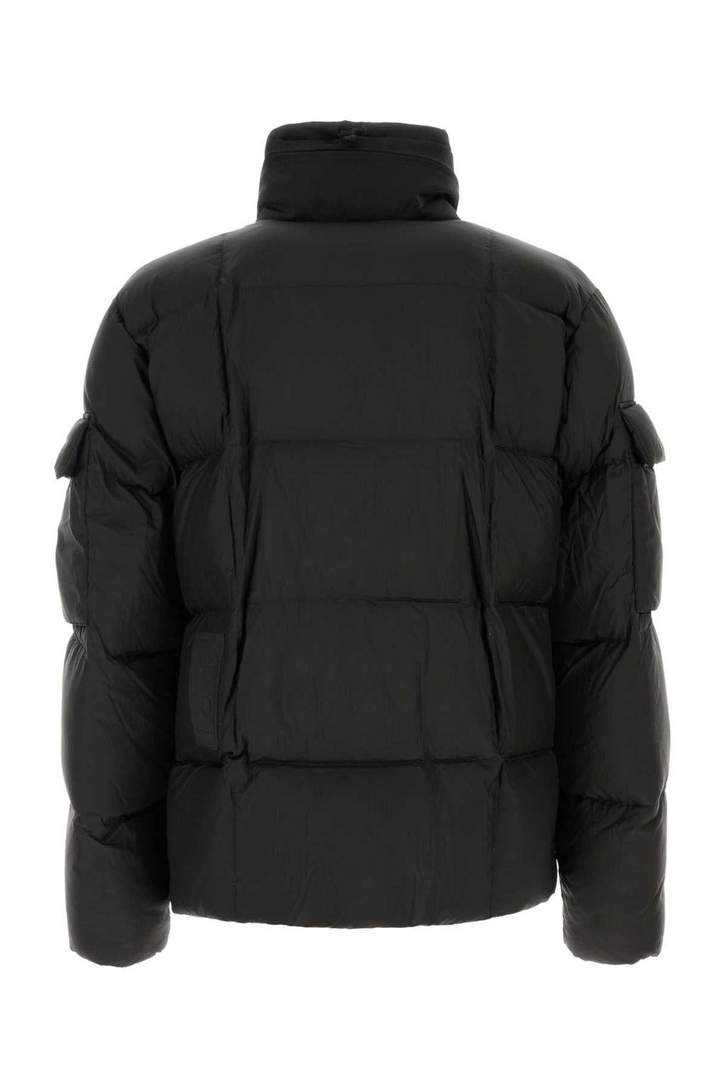 Ten C Men Black Nylon Shelter Combo Down Jacket