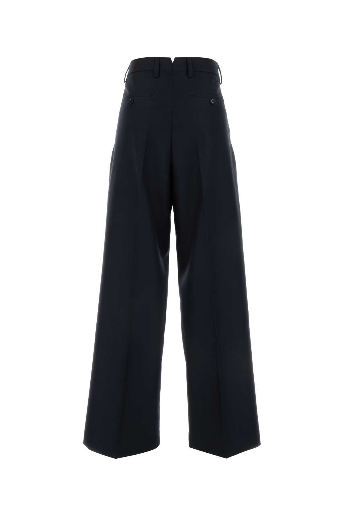 Ami Women Midnight Blue Wool Pant