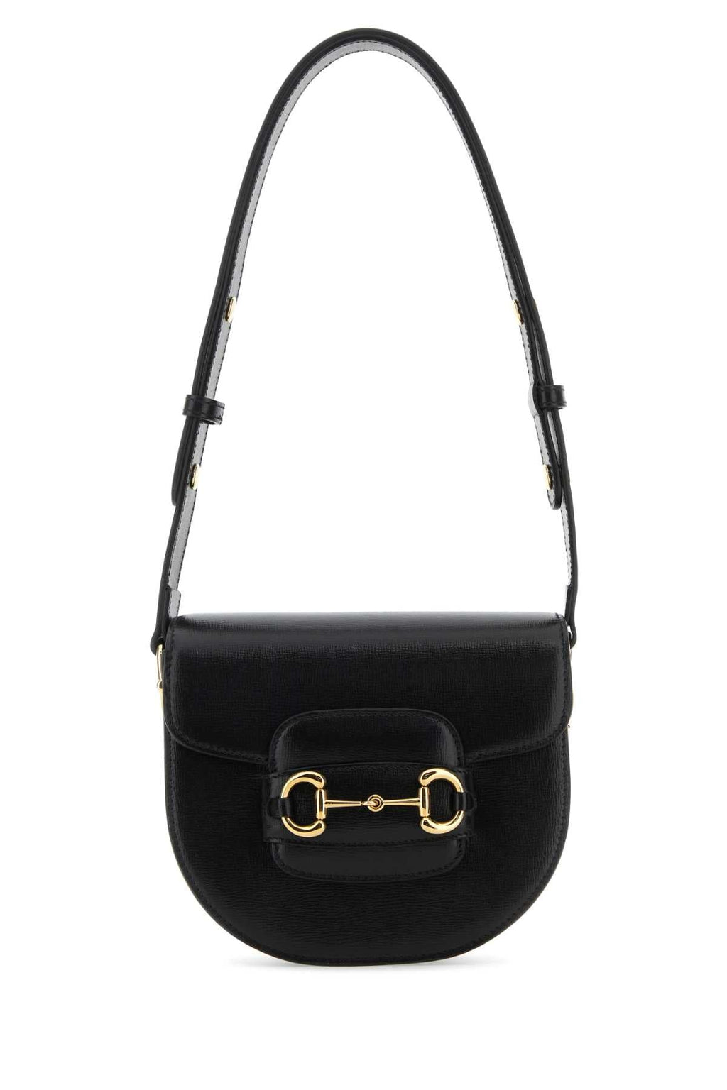 Gucci Women Black Leather Mini Gucci Horsebit 1955 Shoulder Bag
