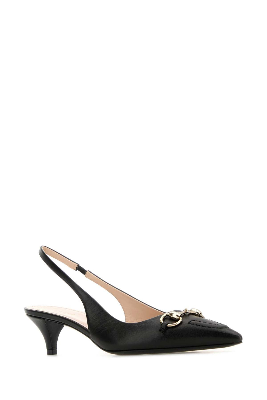 Gucci Women Black Leather Pumps