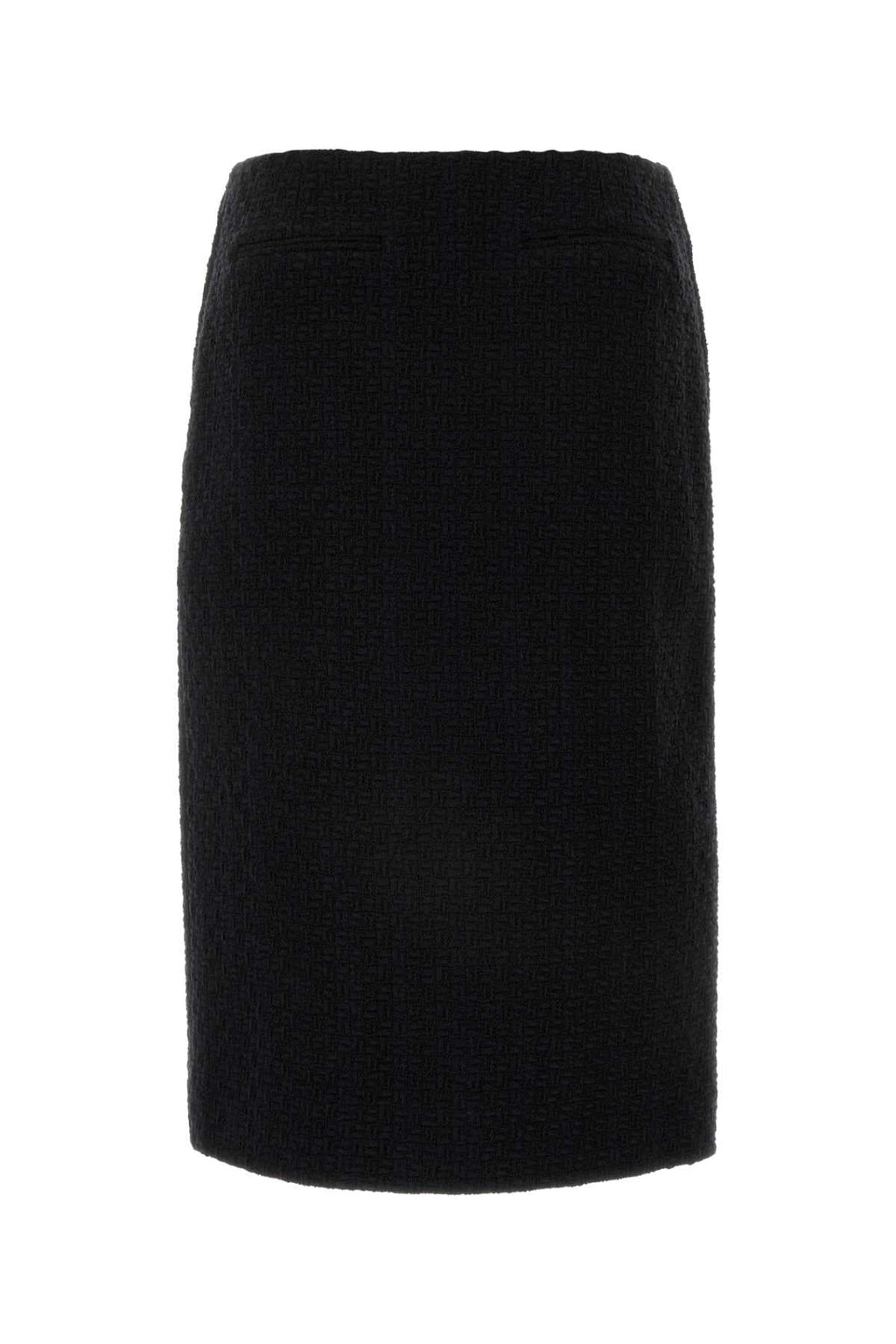 Gucci Women Black Tweed Skirt