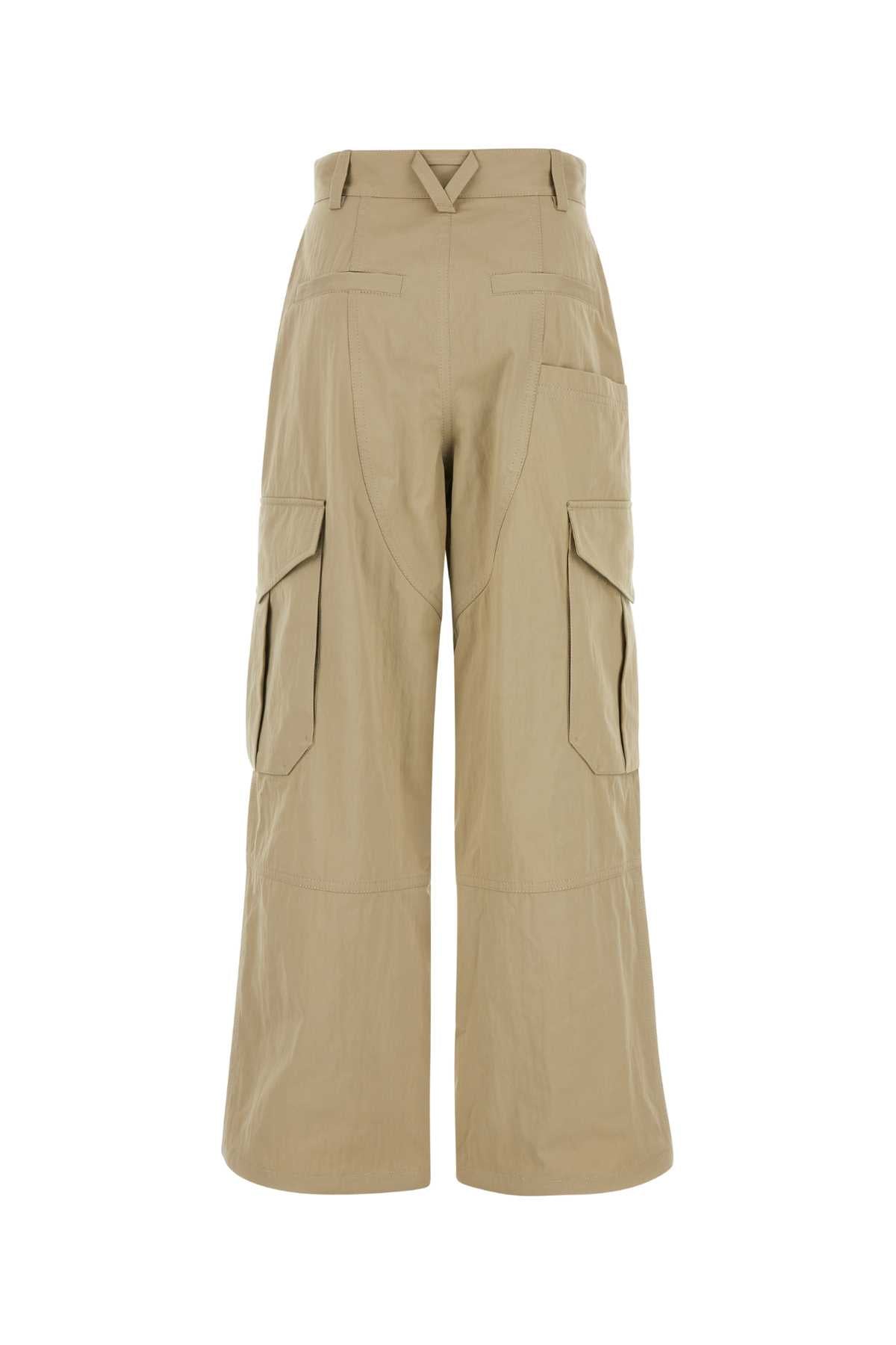 Bottega Veneta Women Cappuccino Cotton Blend Cargo Pant