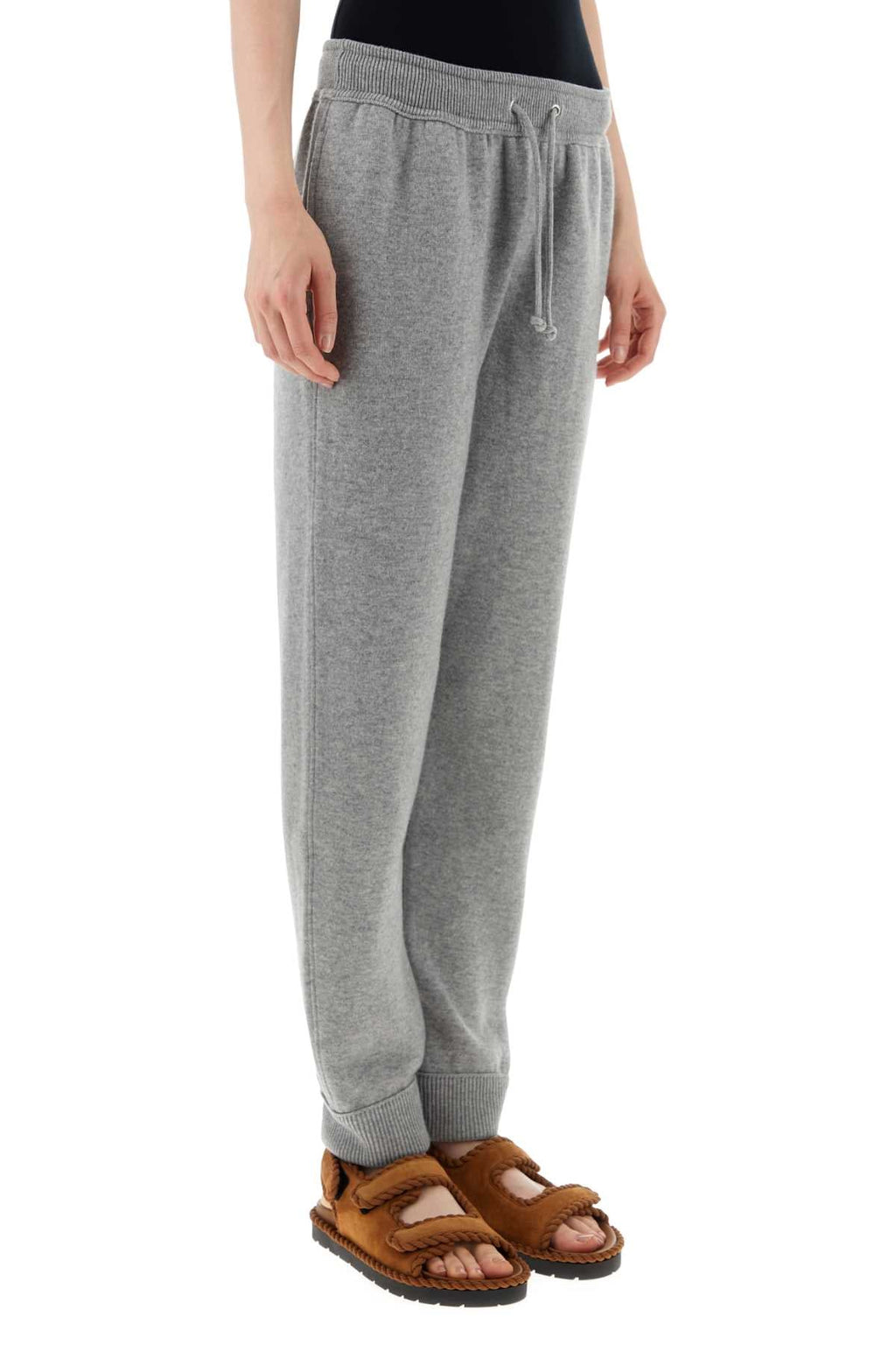 Bottega Veneta Women Grey Cashmere Joggers