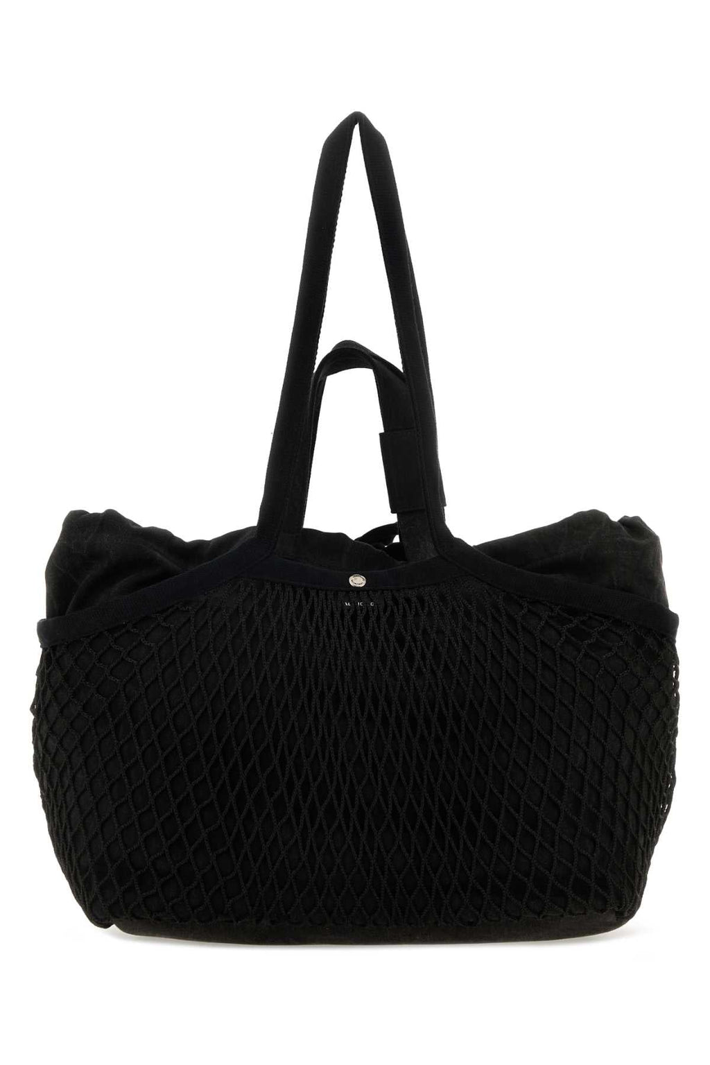 Balenciaga Women Black Canvas And Mesh Medium 24/7 Shopping Bag