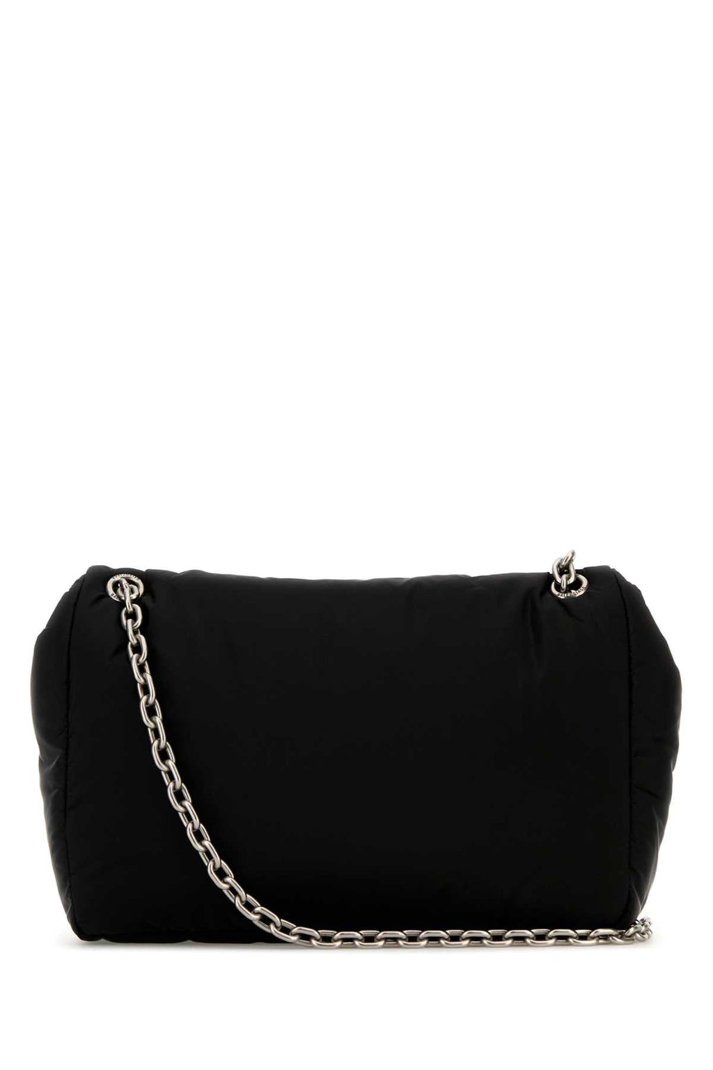 Balenciaga Women Black Nylon Medium Monaco Shoulder Bag