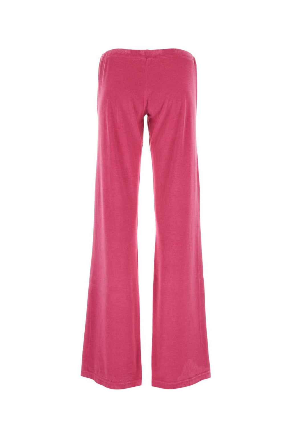 Balenciaga Women Fuchsia Velvet Joggers
