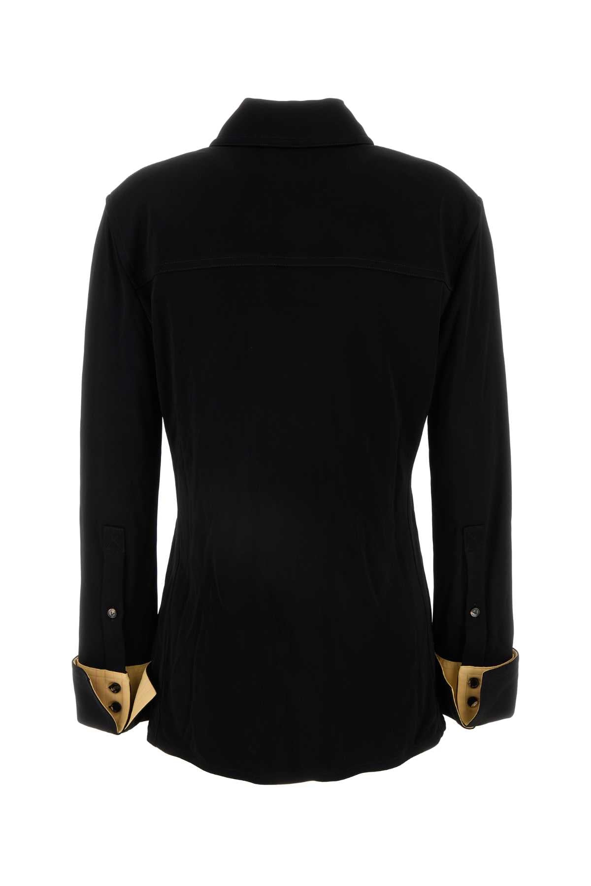 Bottega Veneta Women Black Jersey Shirt