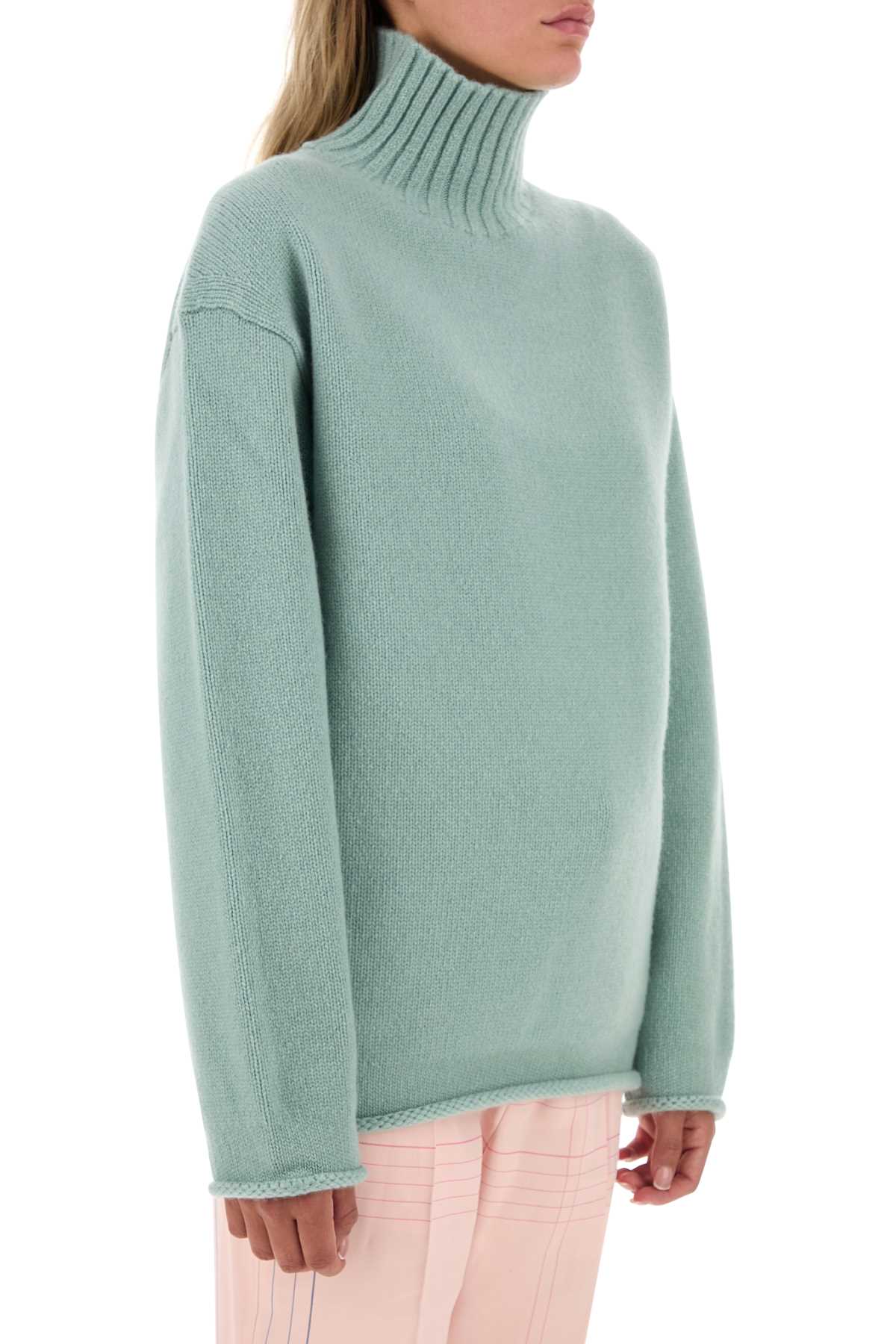 Bottega Veneta Women Sea Green Cashmere Sweater