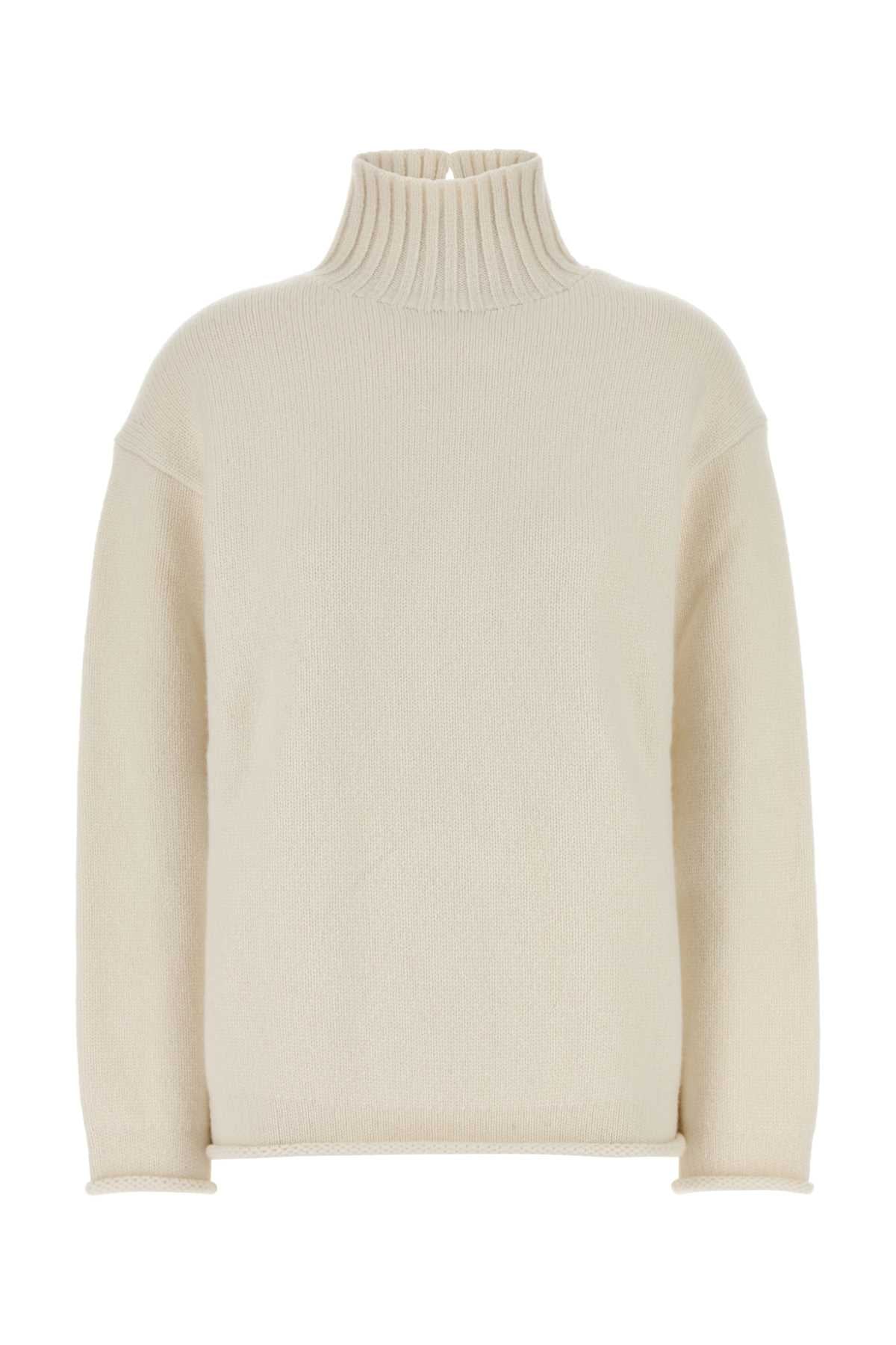 Bottega Veneta Women White Cashmere Sweater