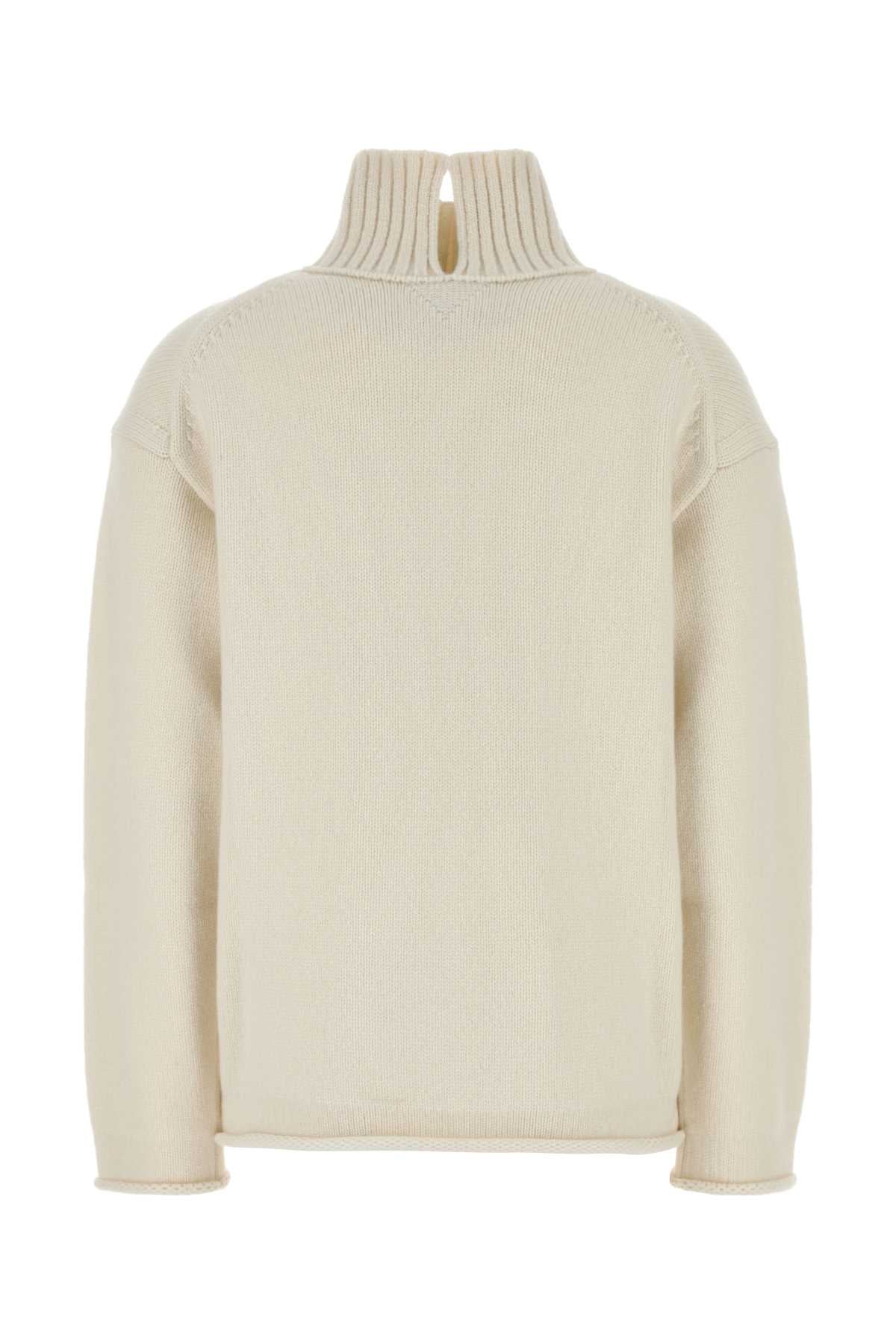 Bottega Veneta Women White Cashmere Sweater