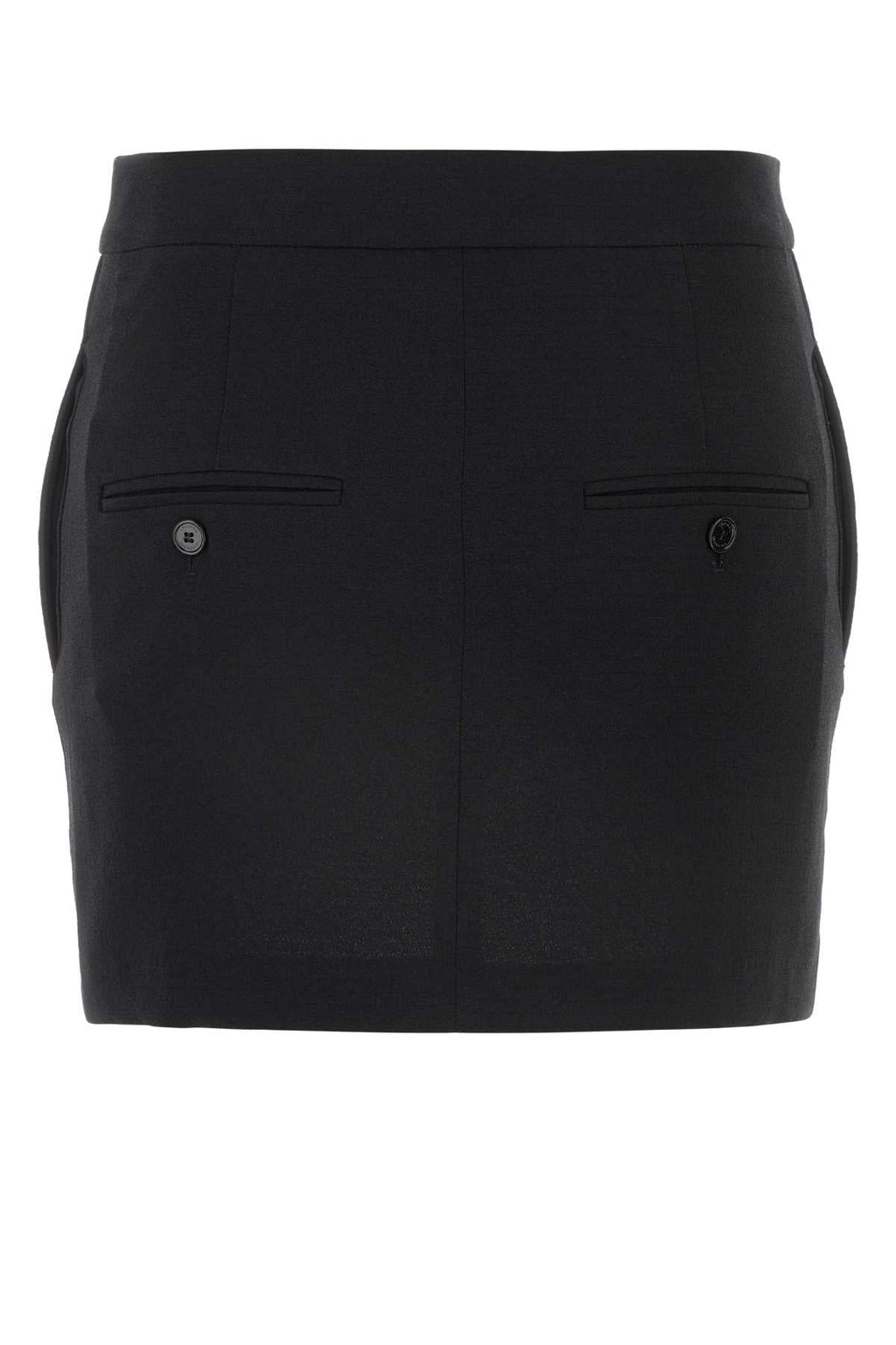 Isabel Marant Women Black Stretch Polyester Blend Licoba Mini Skirt