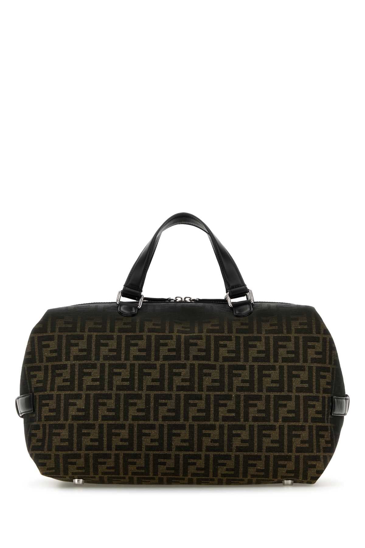 Fendi Men Embroidered Fabric Medium Fendi Siesta Ff Eclissi Travel Bag