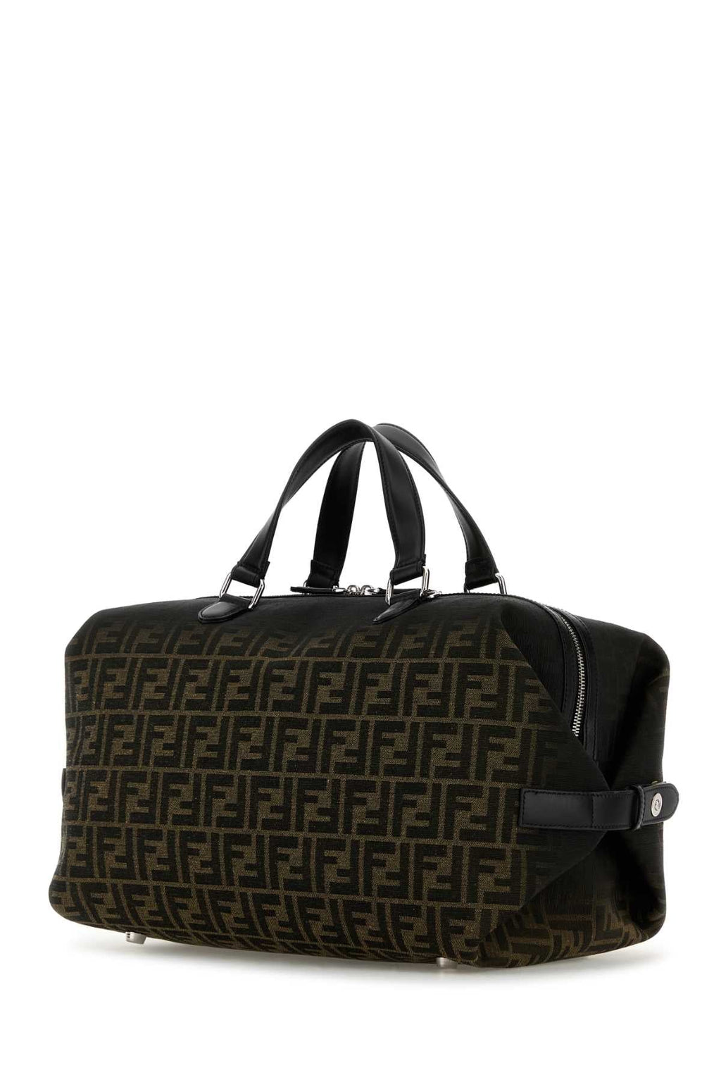 Fendi Men Embroidered Fabric Medium Fendi Siesta Ff Eclissi Travel Bag