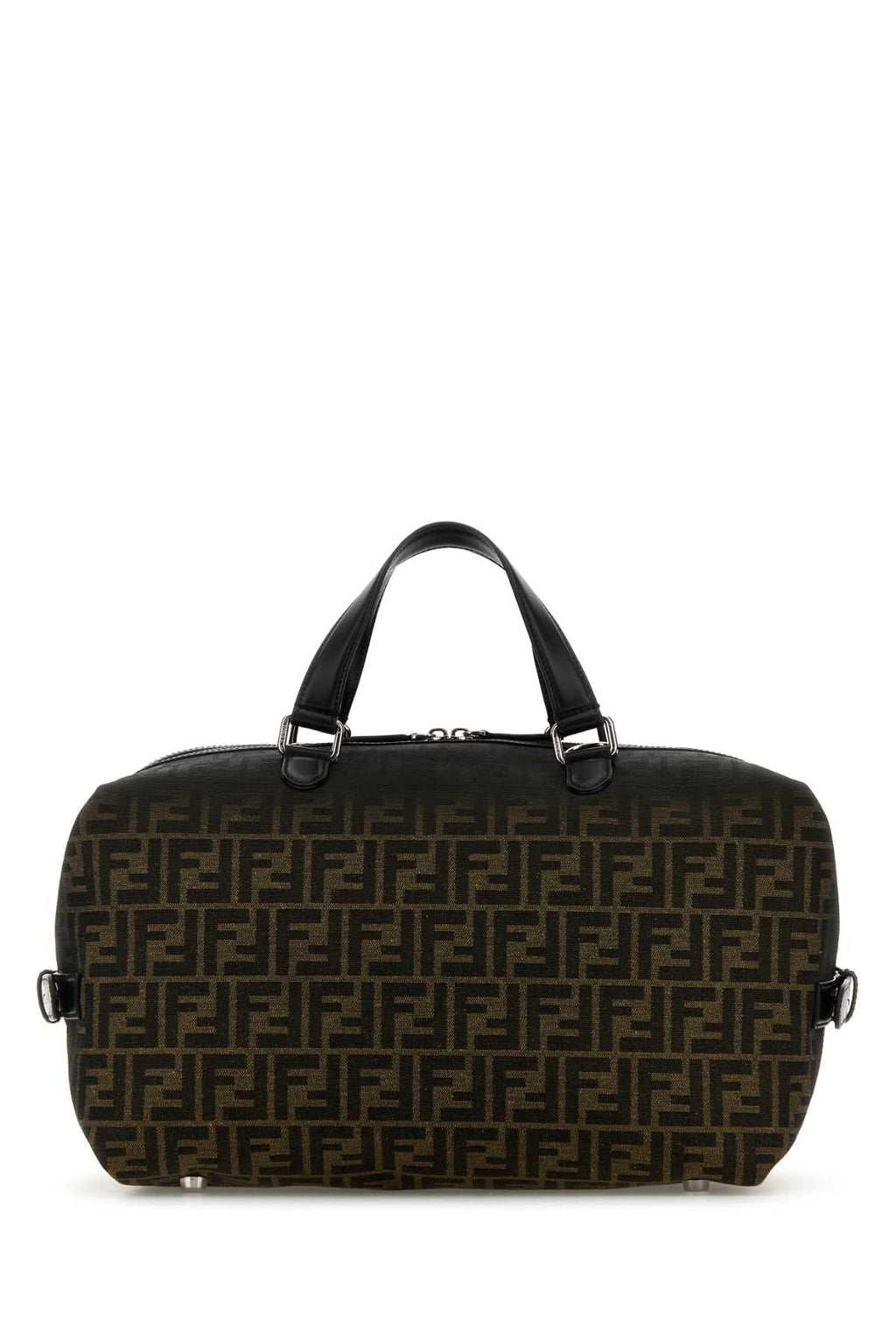 Fendi Men Embroidered Fabric Medium Fendi Siesta Ff Eclissi Travel Bag