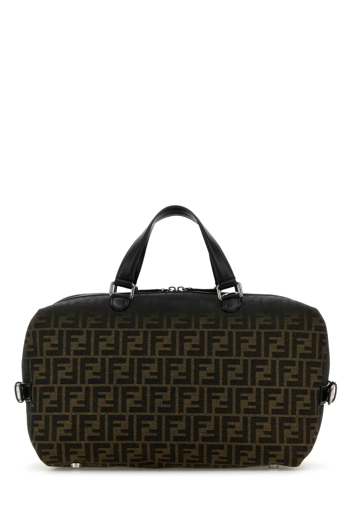 Fendi Men Embroidered Fabric Medium Fendi Siesta Ff Eclissi Travel Bag