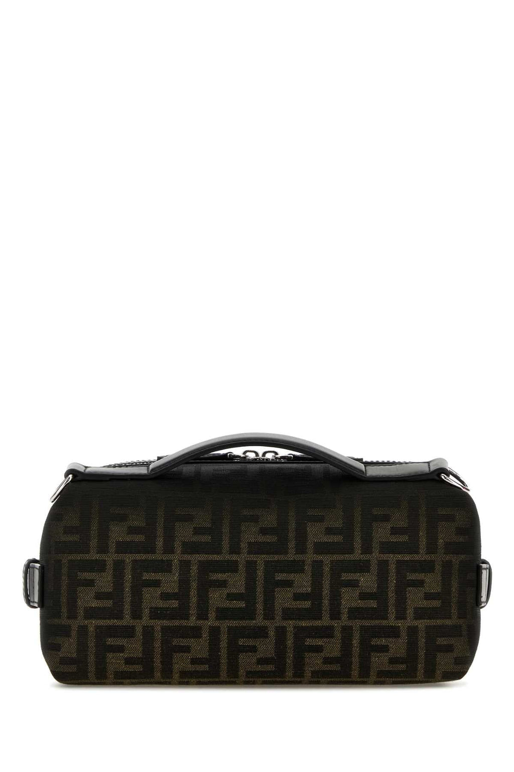 Fendi Men Embroidered Fabric Small Fendi Siesta Ff Eclissi Handbag