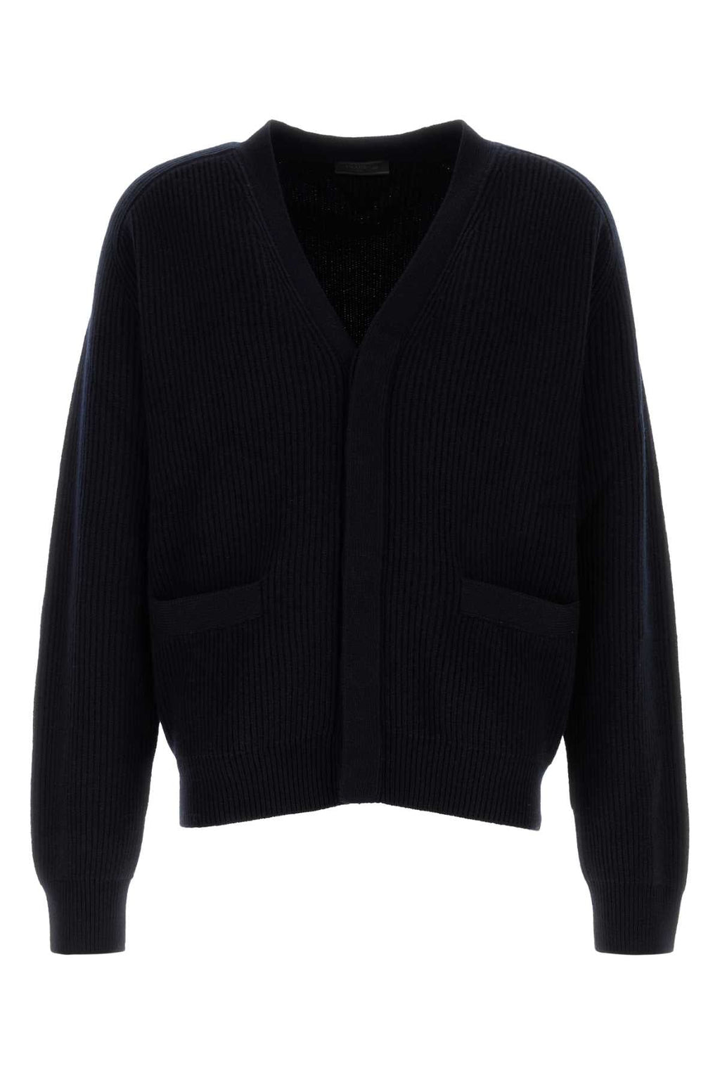Prada Men Dark Blue Cashmere Cardigan
