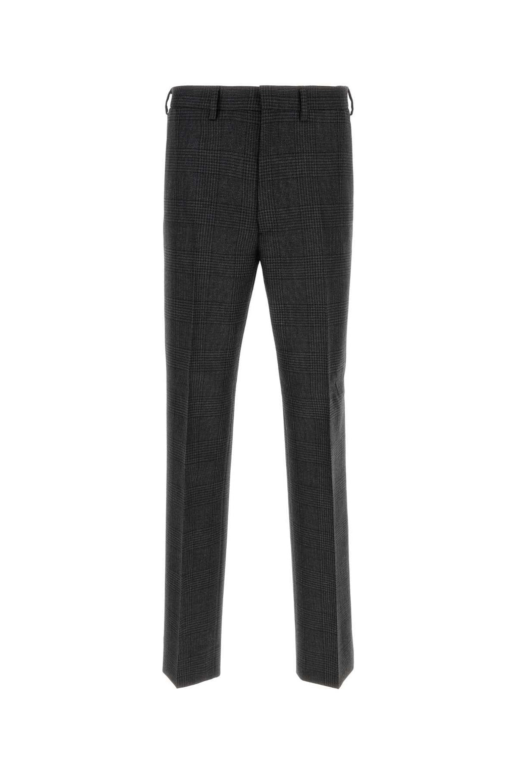 Prada Men Embroidered Wool Pant