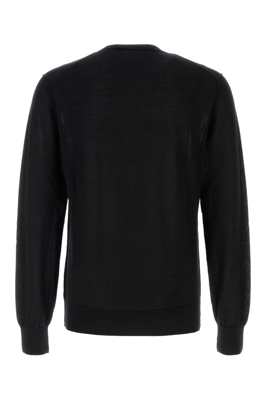 Dolce & Gabbana Men Black Cashmere Sweater