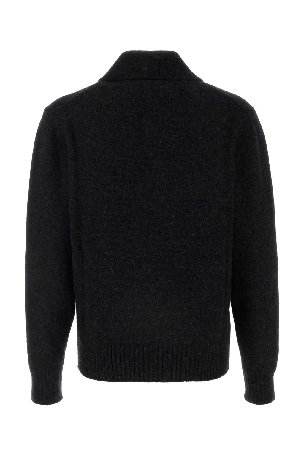 Dolce & Gabbana Men Graphite Nylon Blend Sweater