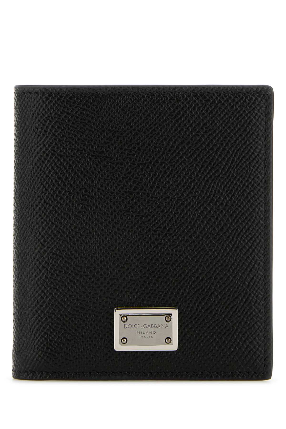 Dolce & Gabbana Men Black Leather Wallet