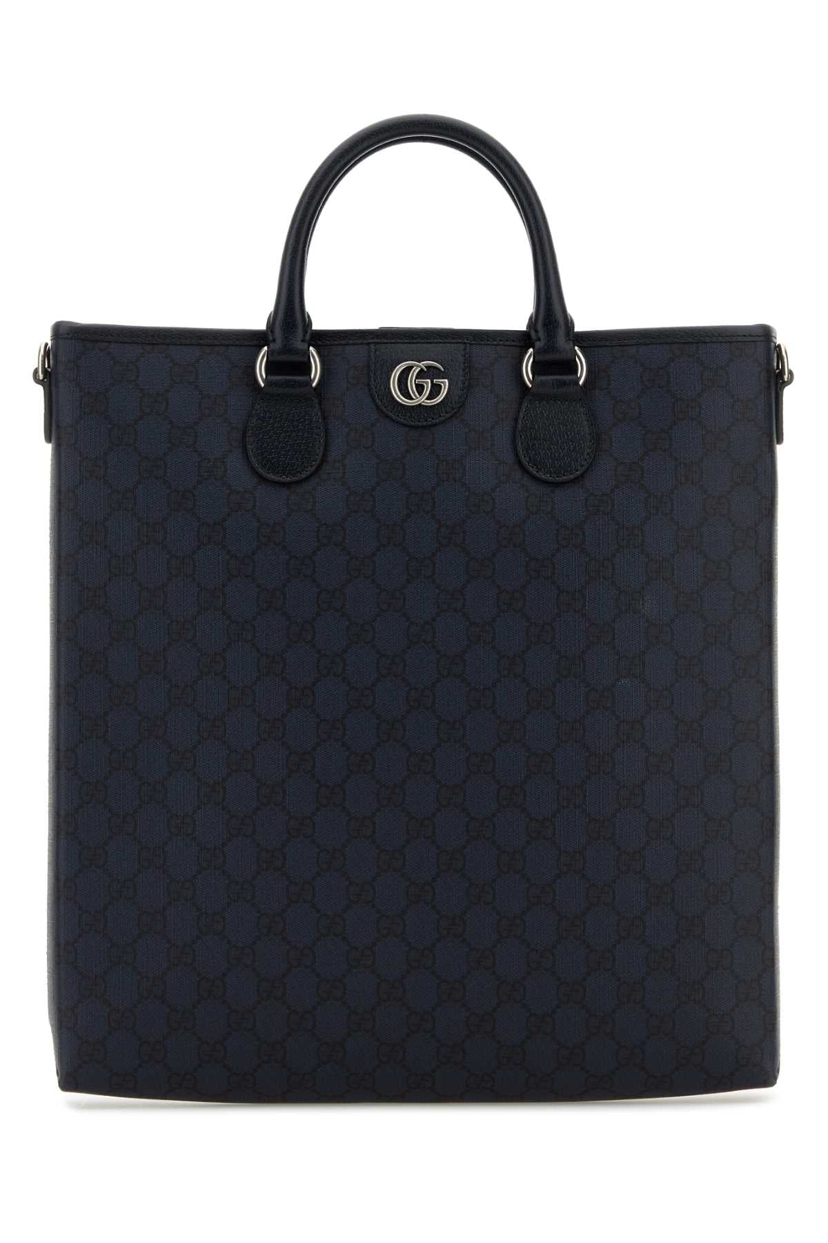 Gucci Men Gg Supreme Fabric Ophidia Shopping Bag