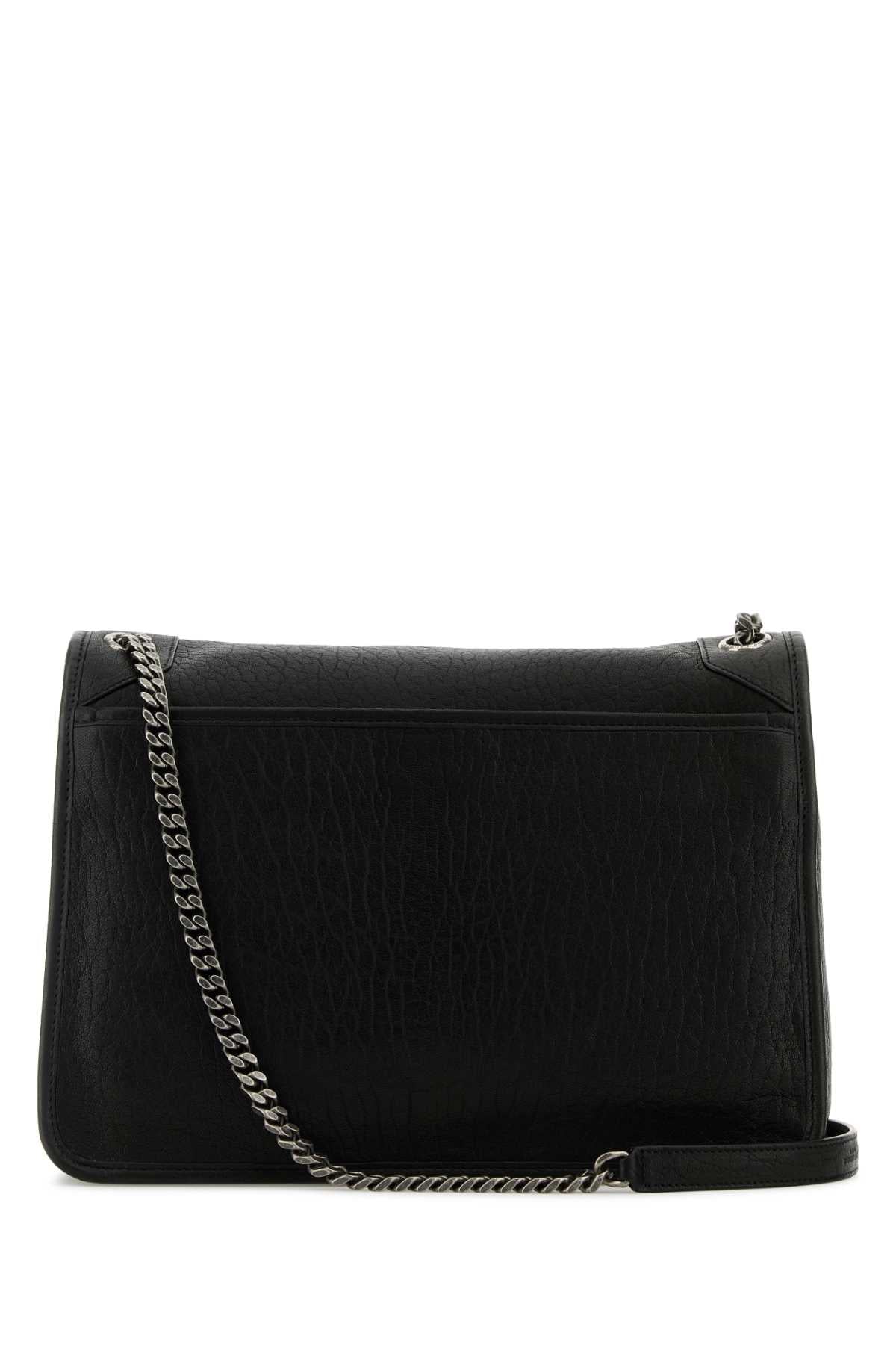 Saint Laurent Women Black Leather Large Niki Bag