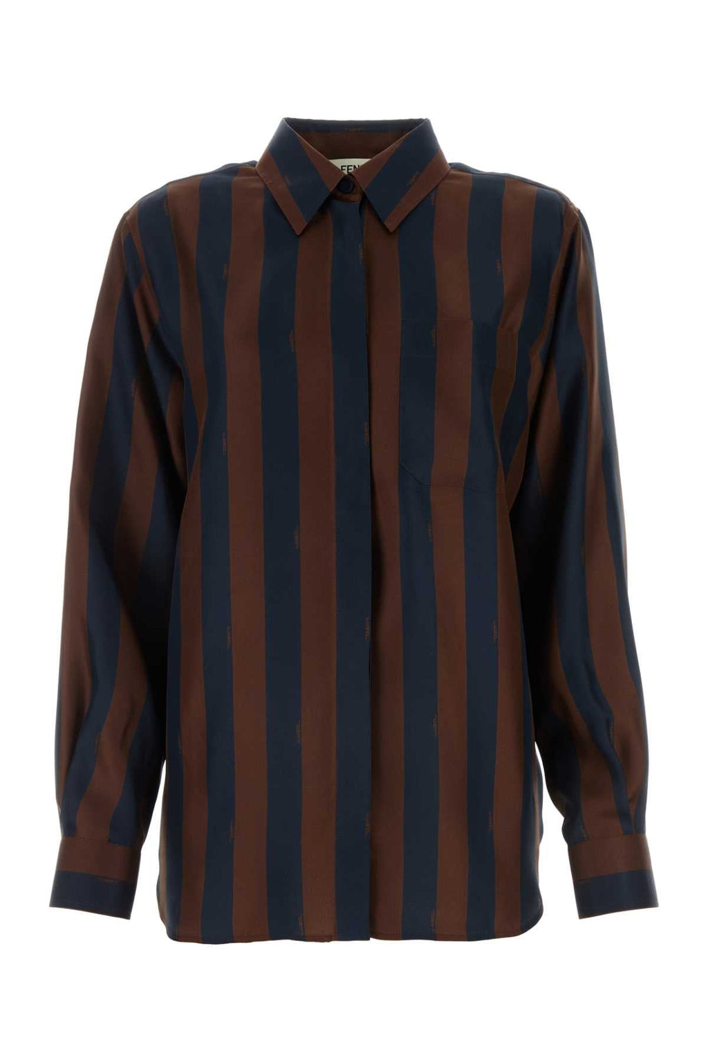 Fendi Women Printed Silk Shirt