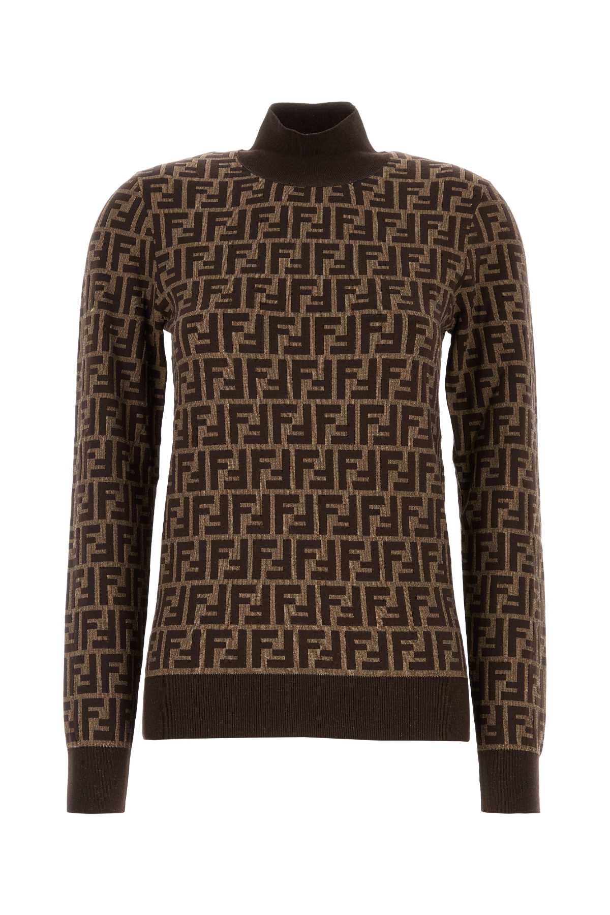 Fendi Women Embroidered Cotton Sweater