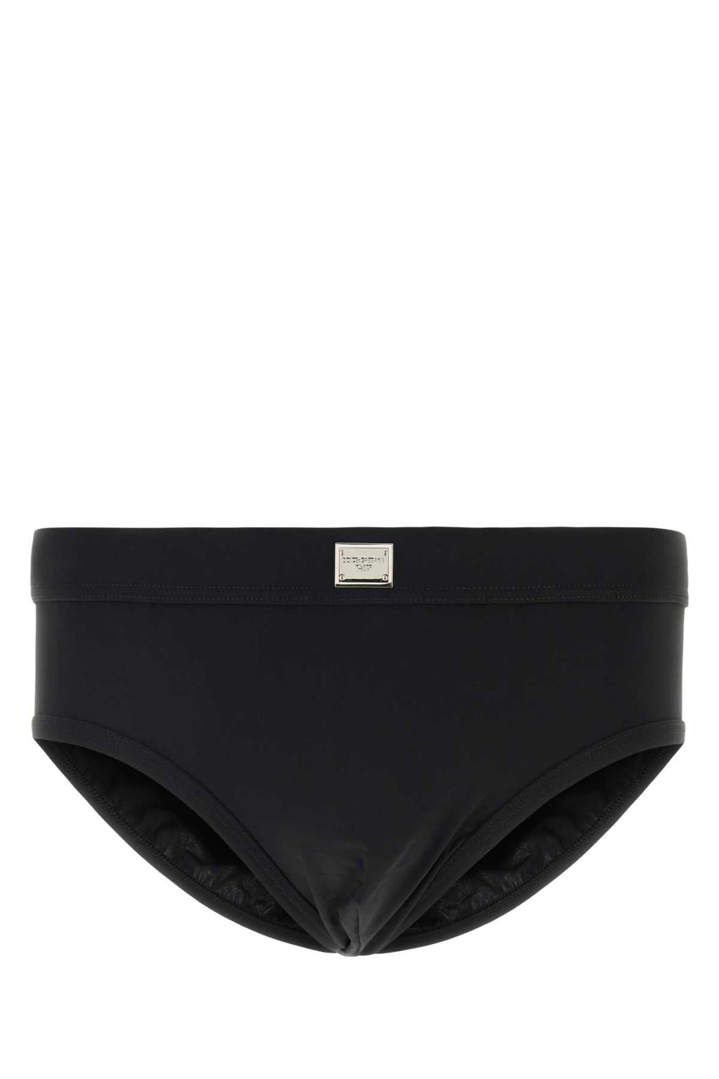 Dolce & Gabbana Men Black Stretch Nylon Swimming Brief