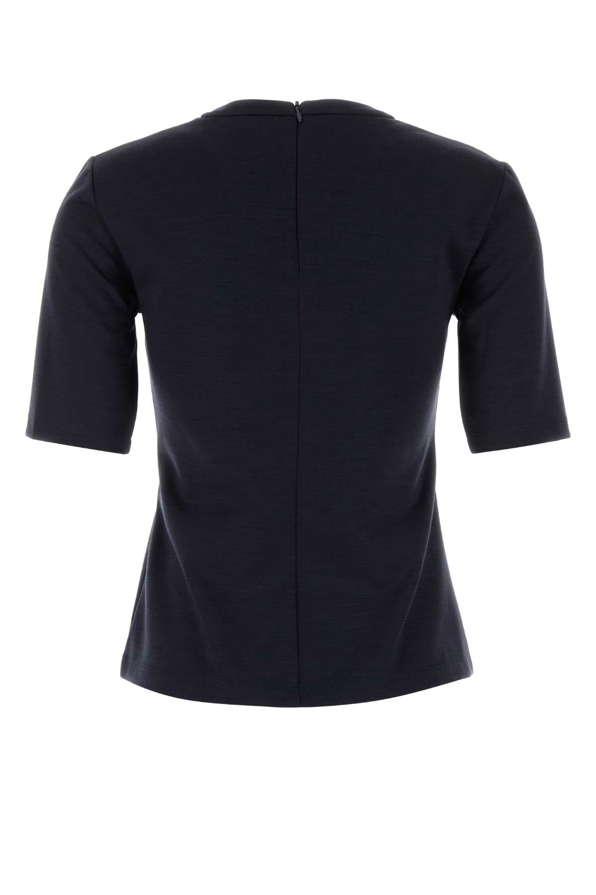 Max Mara Women Midnight Blue Wool Peter T-Shirt