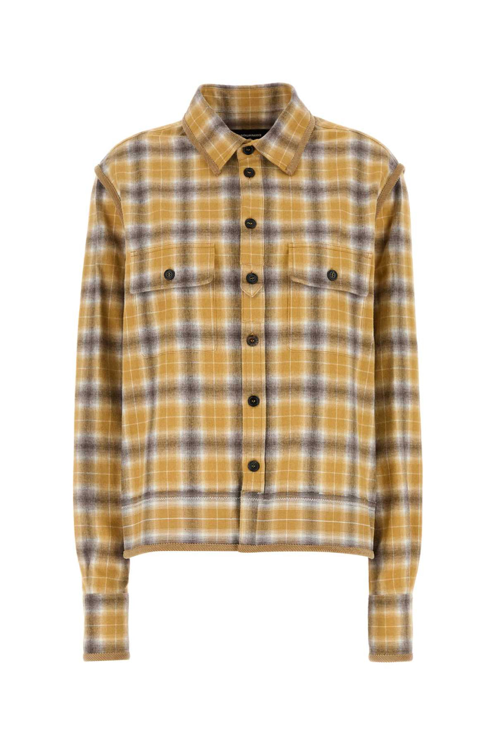 Dsquared Women Embroidered Flannel Shirt