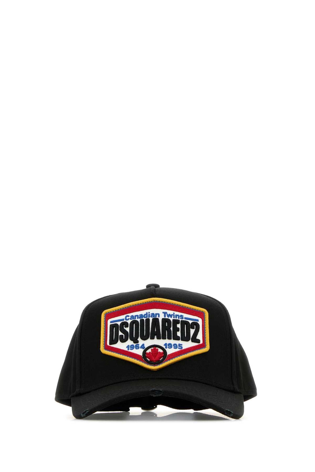 Dsquared Men Black Cotton Baseball Cap