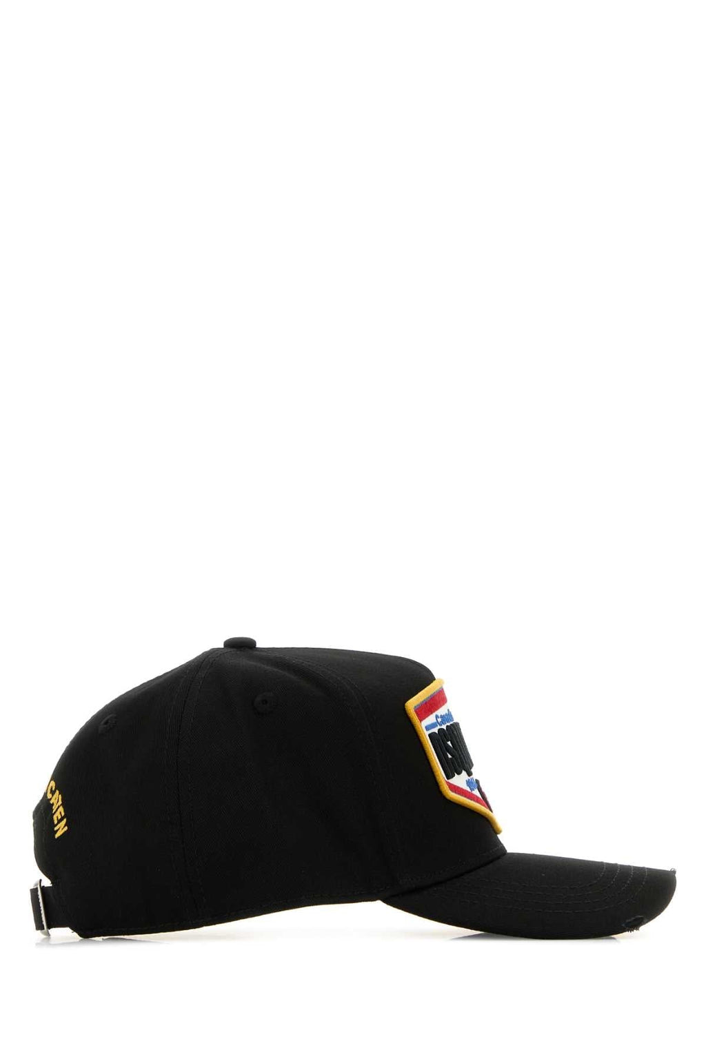 Dsquared Men Black Cotton Baseball Cap