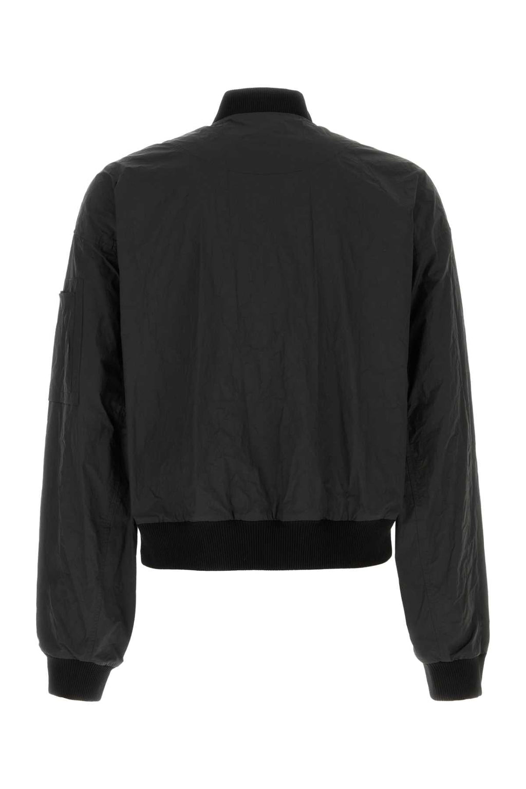 Dsquared Men Black Polyester Blend Bomber Jacket