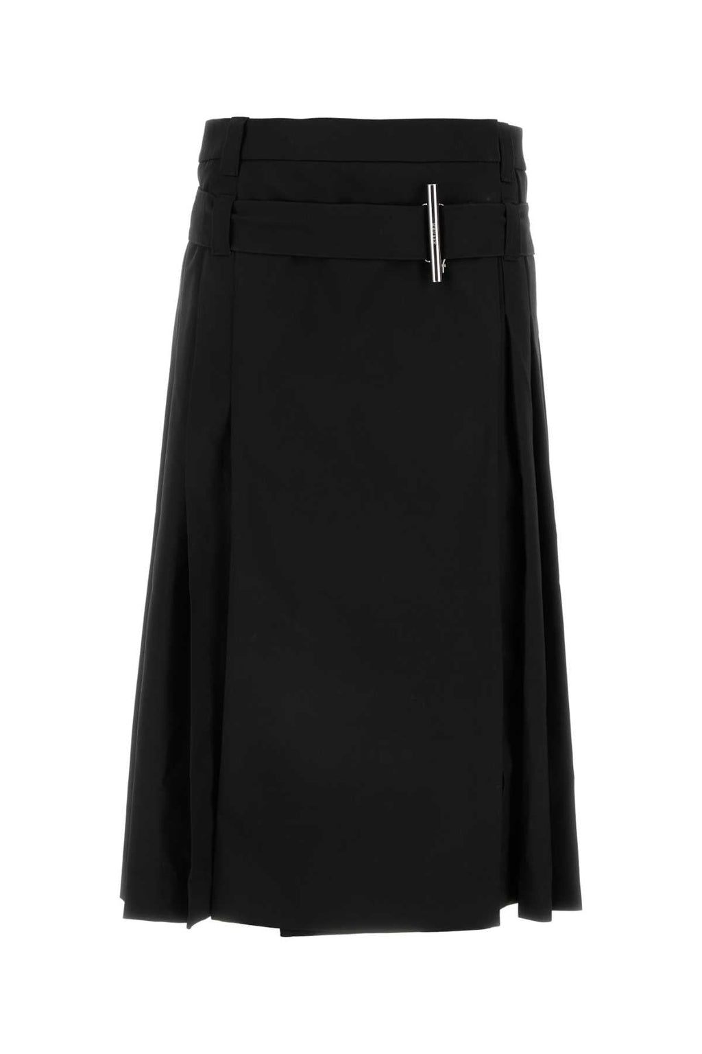 Alexander Mcqueen Women Black Wool Skirt