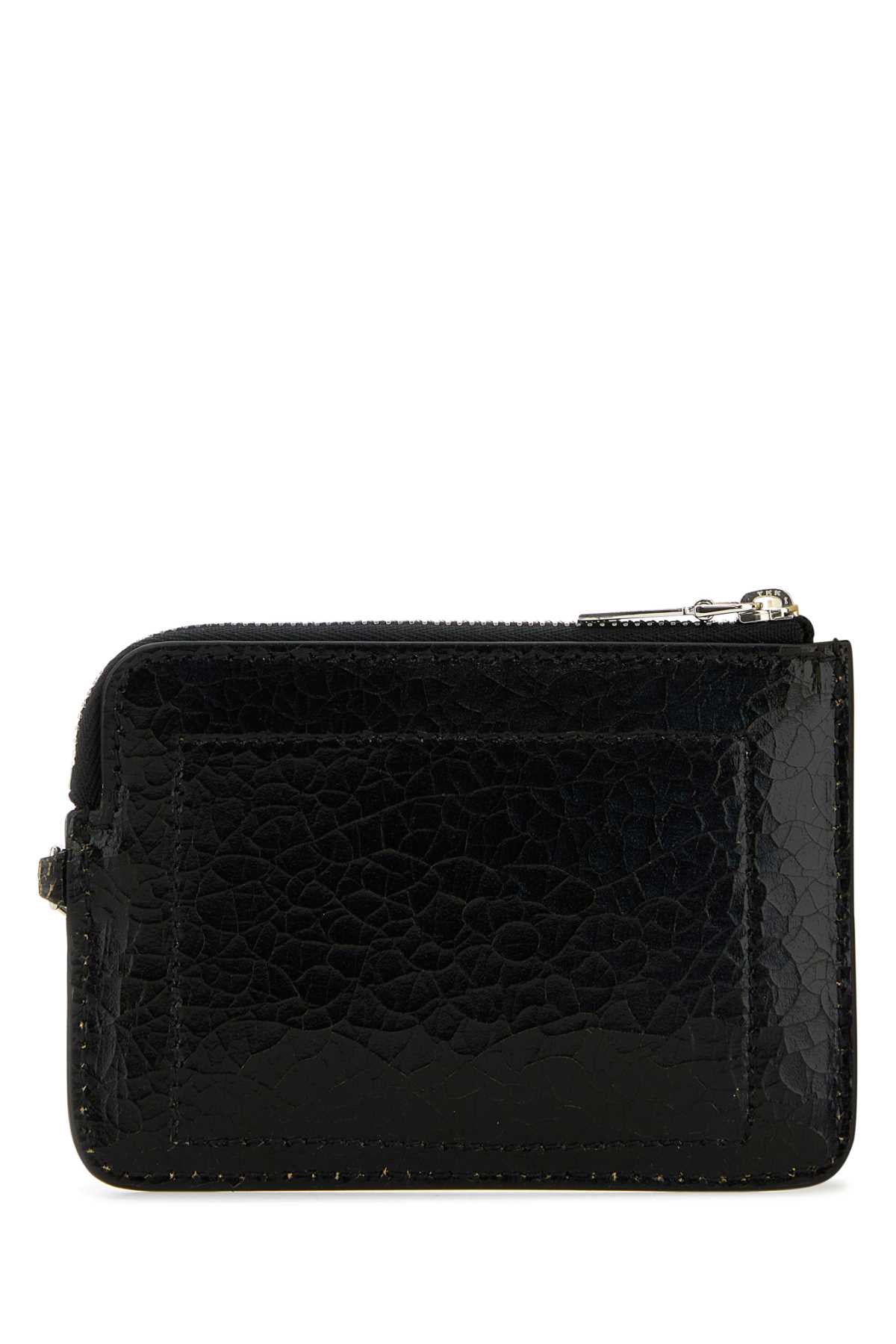 Alexander Mcqueen Men Black Leather Card Holder