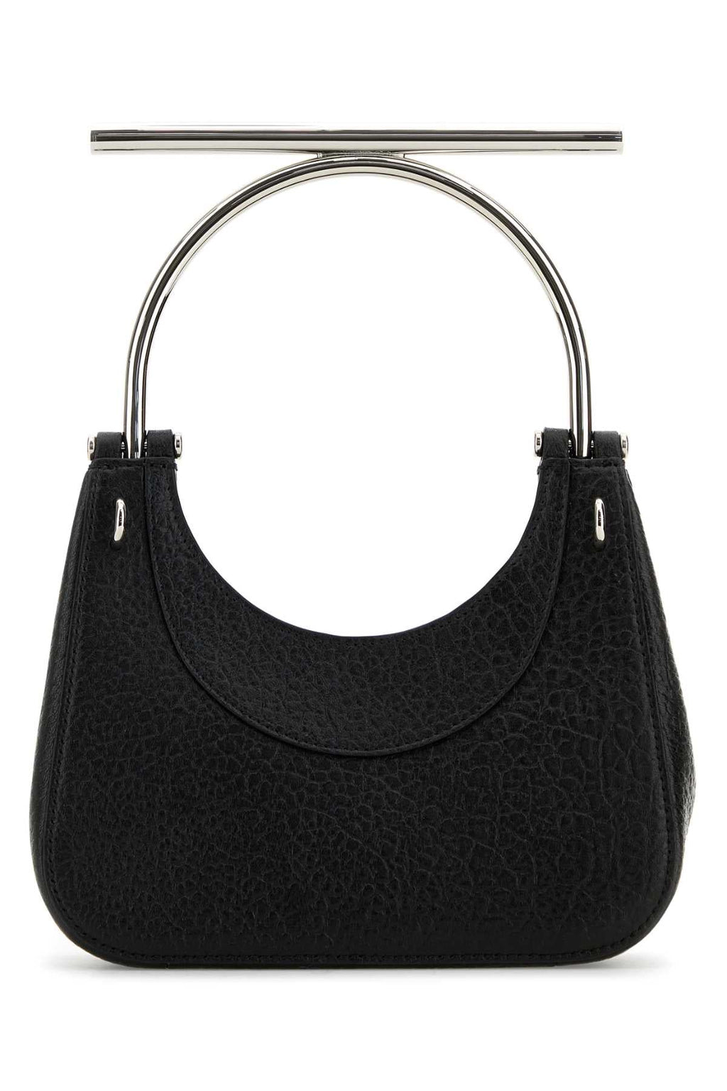 Alexander Mcqueen Women Black Leather Mini Cross-Bar Handbag