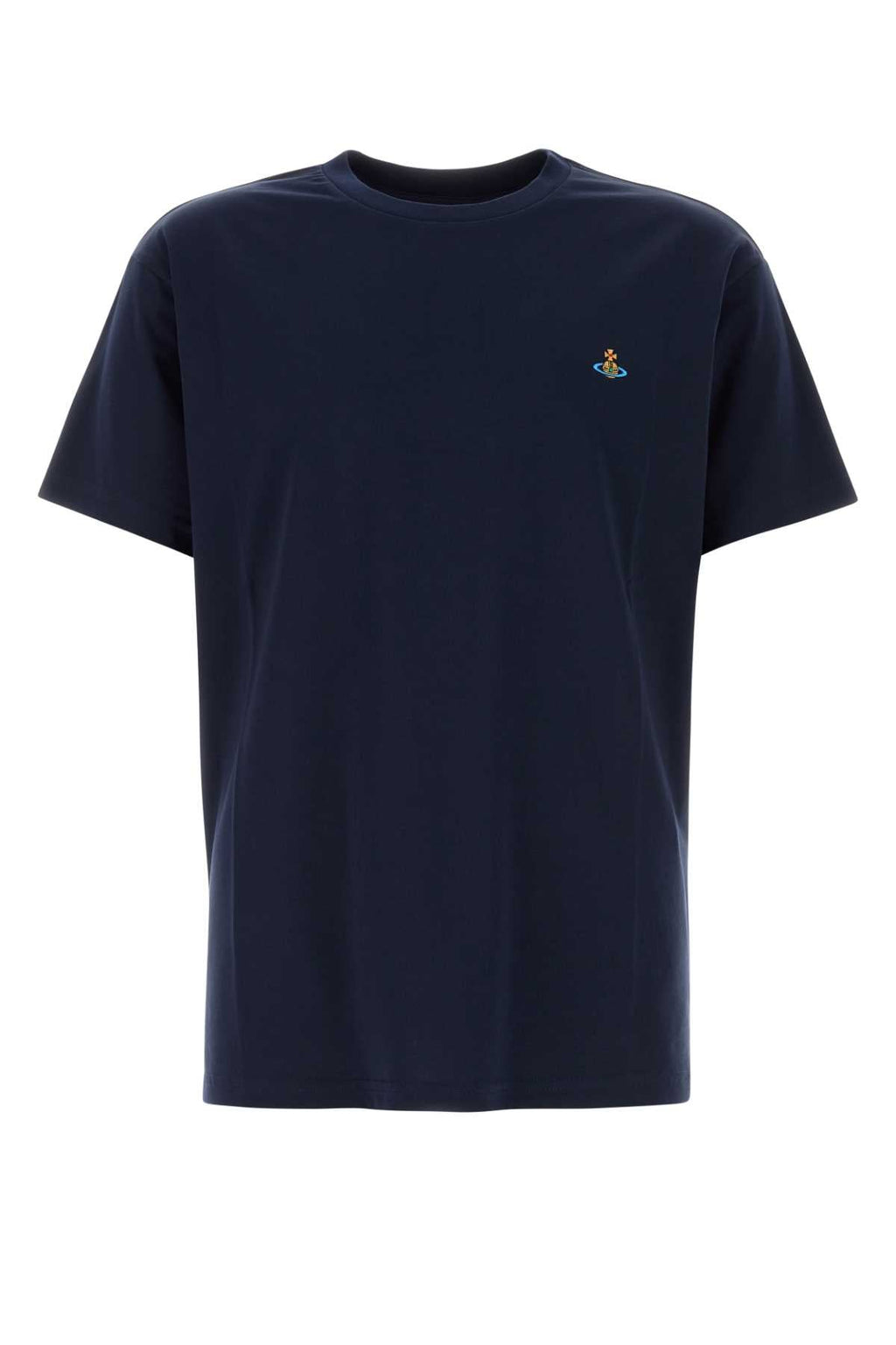 Vivienne Westwood Men Midnight Blue Cotton T-Shirt