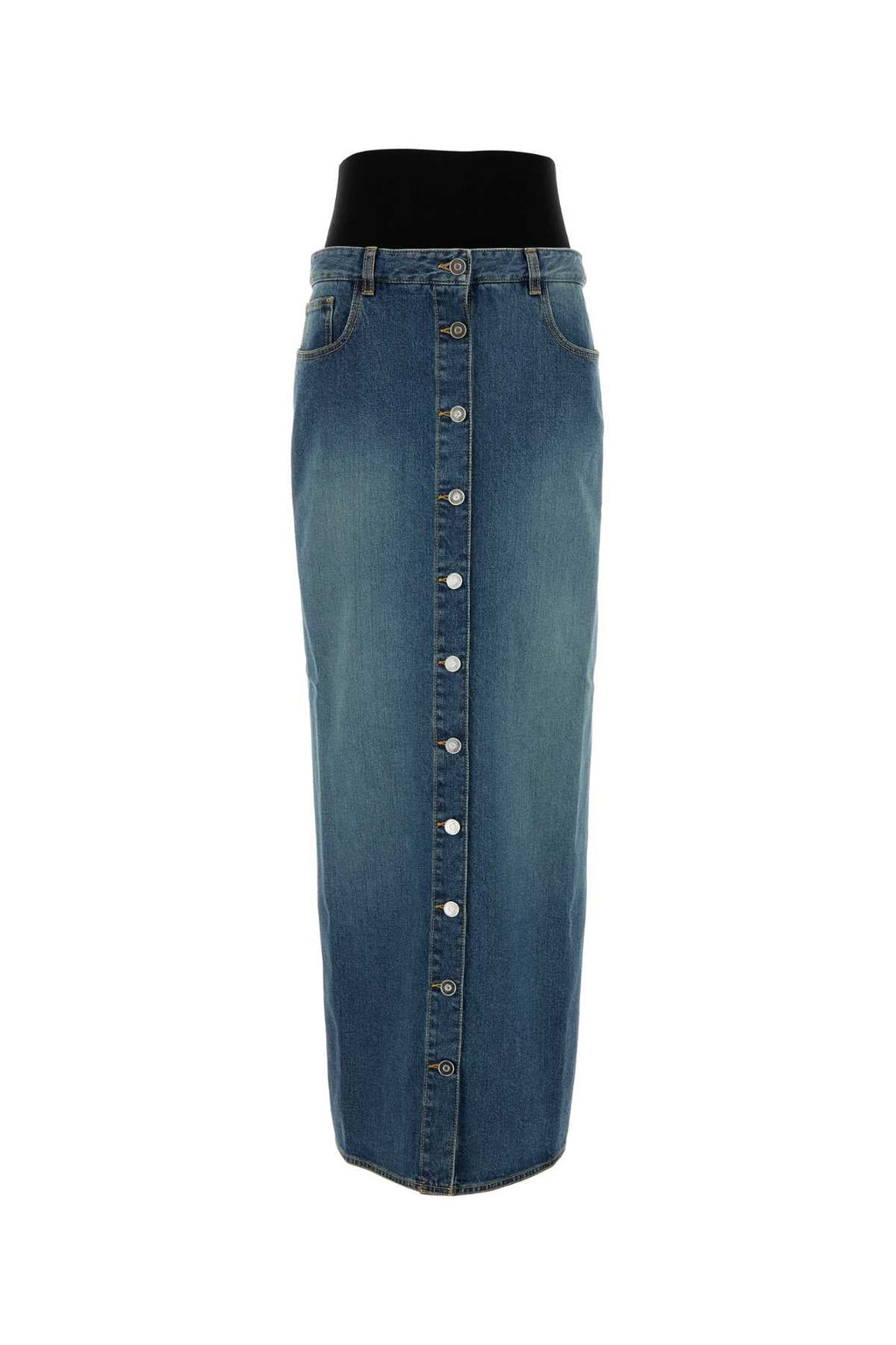 Alaia Women Denim Skirt