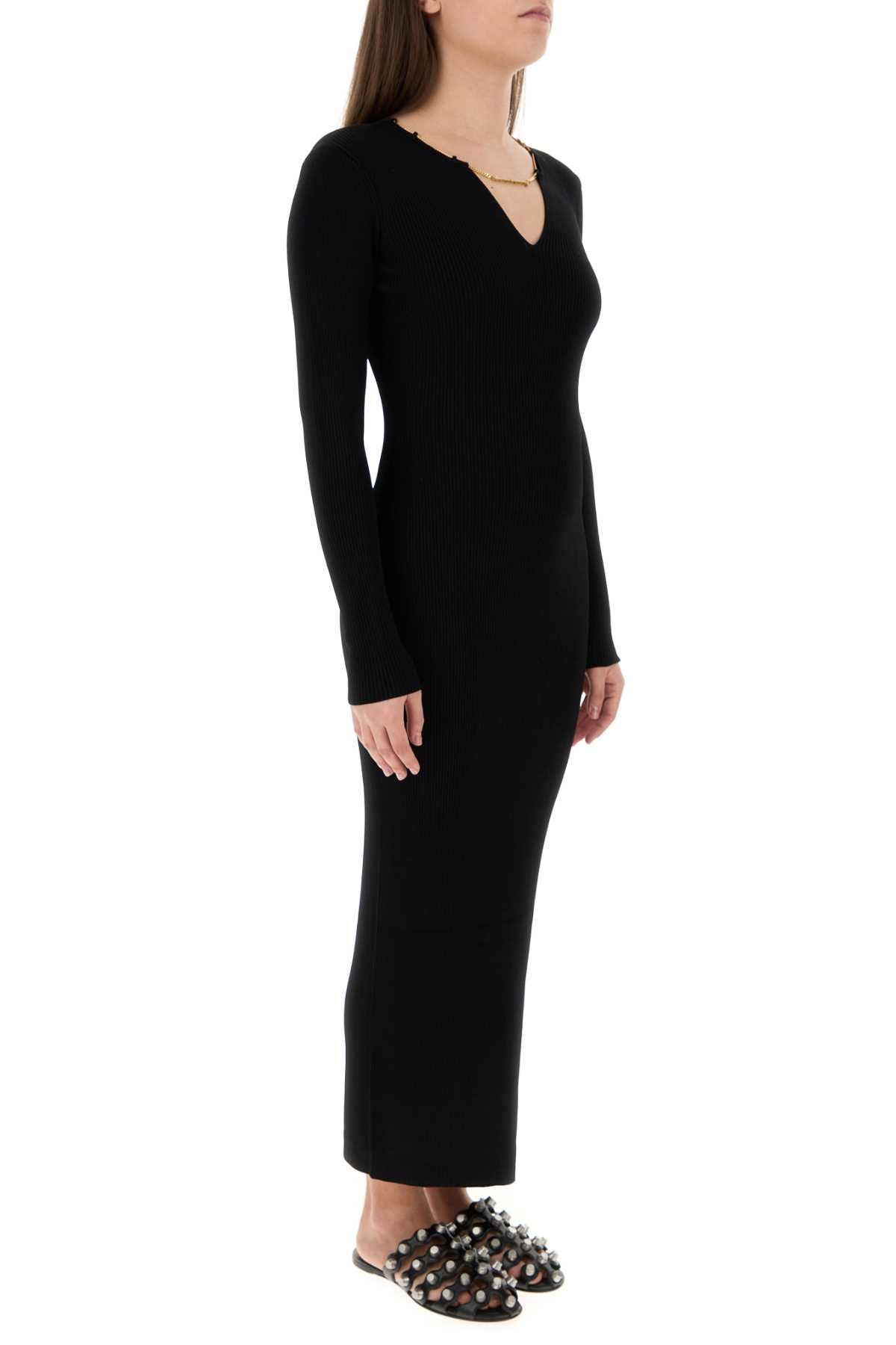 Alexander Wang Women Black Stretch Viscose Blend Dress