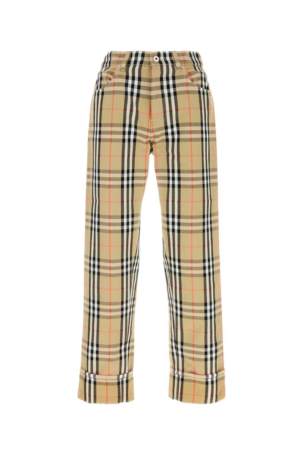Burberry Men Embroidered Canvas Pant