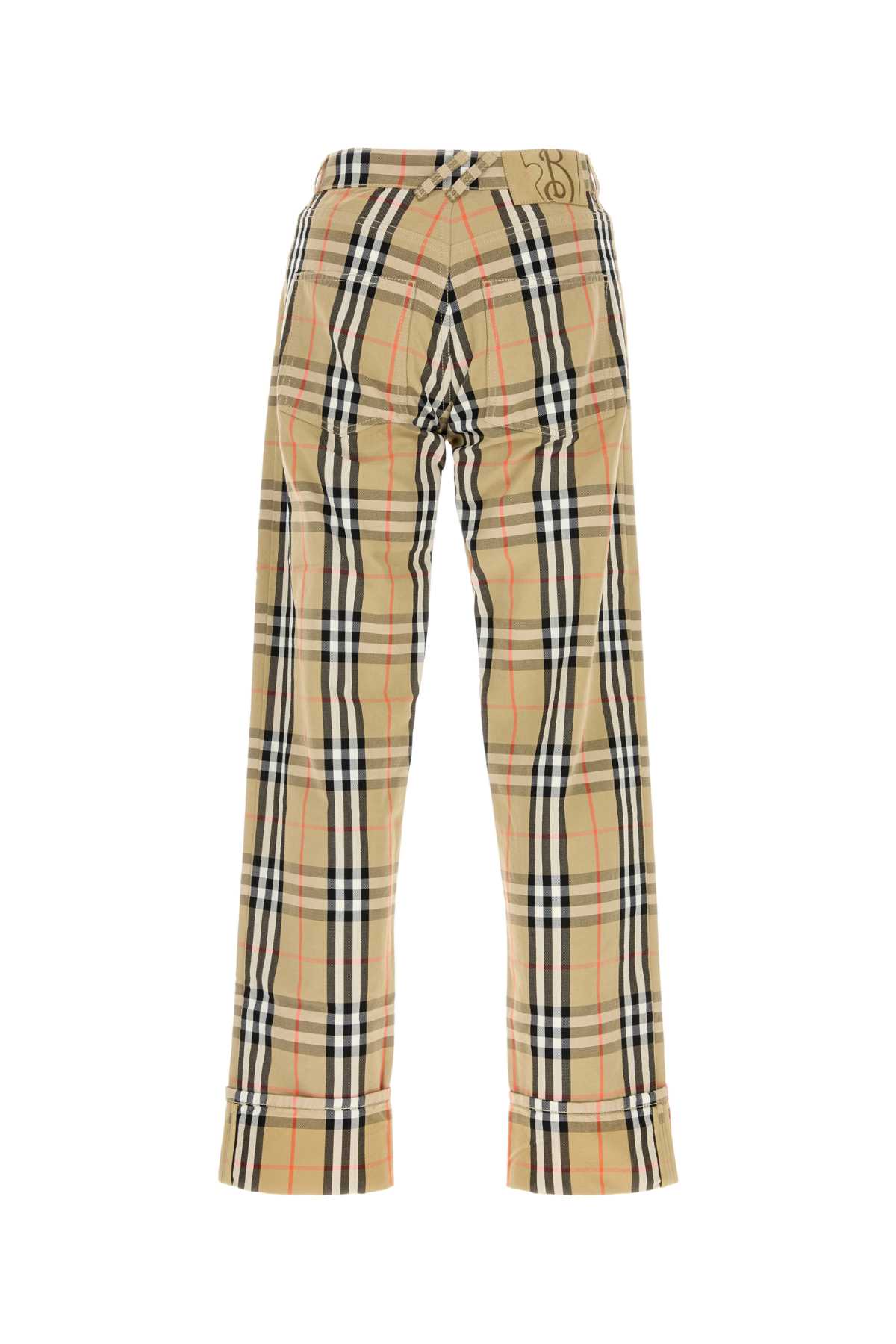 Burberry Men Embroidered Canvas Pant