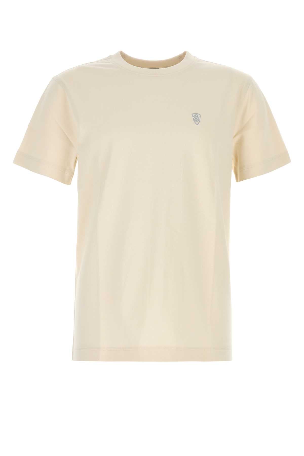 Burberry Men Sand Cotton T-Shirt