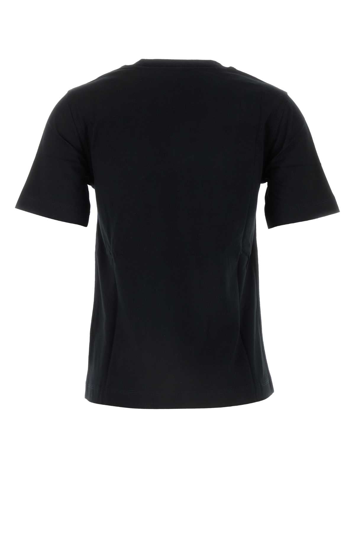 Burberry Women Black Cotton T-Shirt