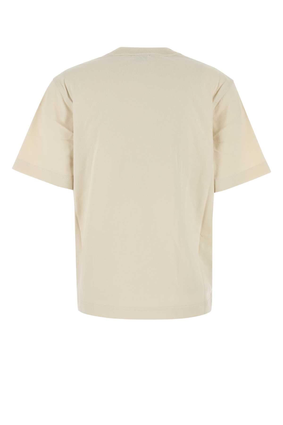 Burberry Women Sand Cotton T-Shirt