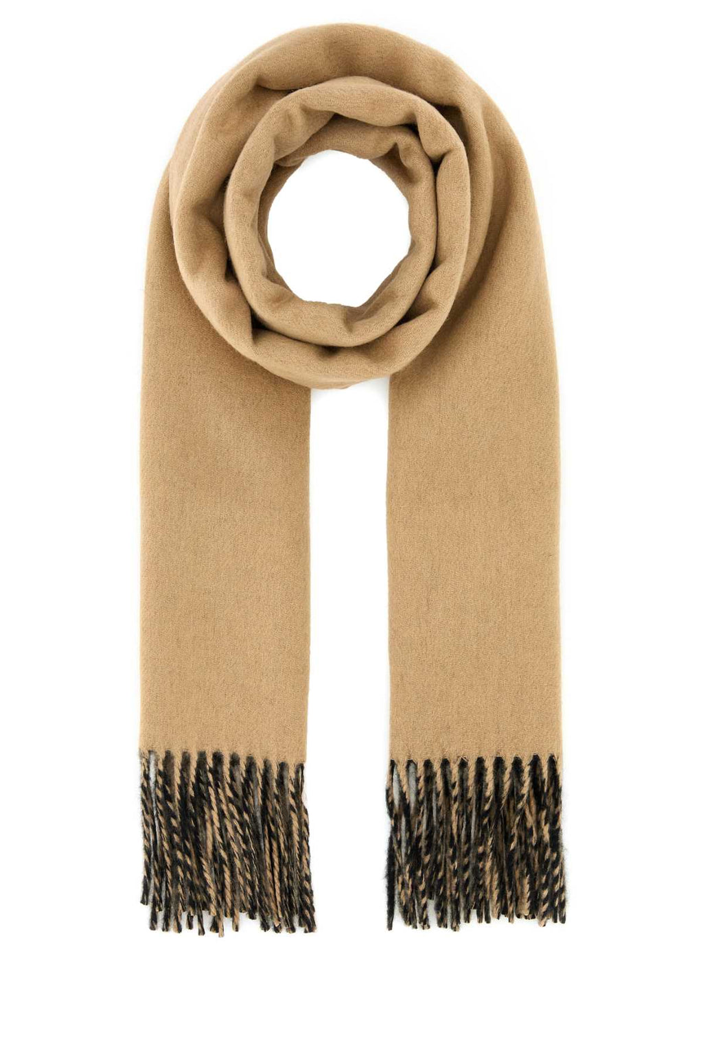 Burberry Unisex Beige Cashmere Reversible Scarf