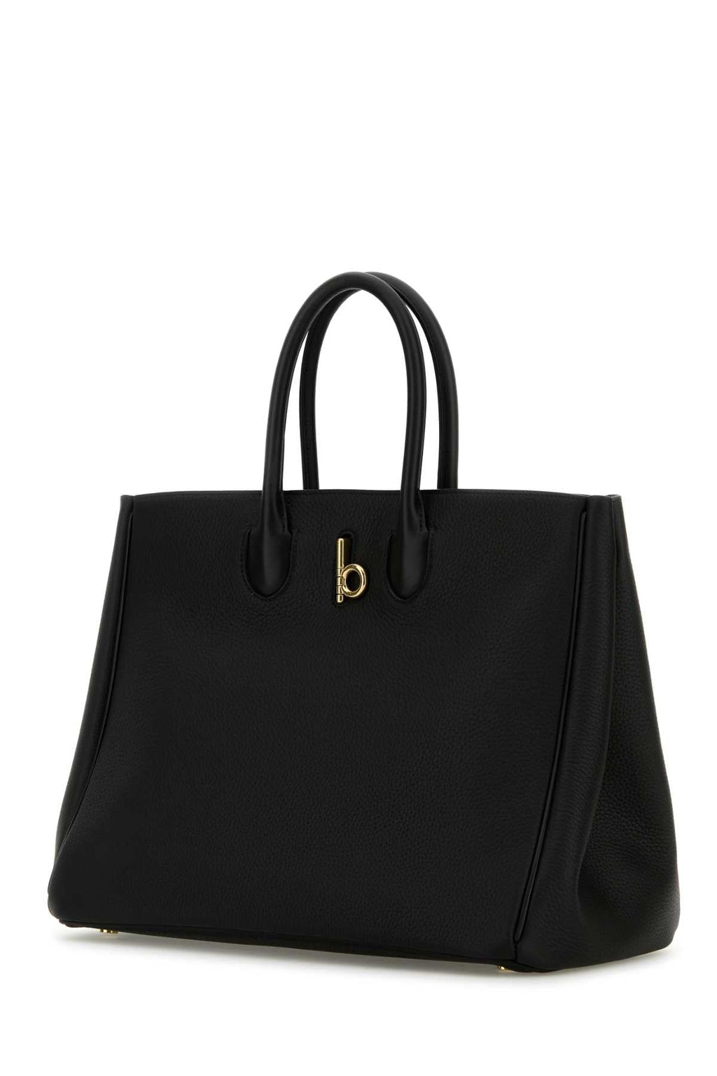 Burberry Women Black Leather Medium Rocking Horse Handbag